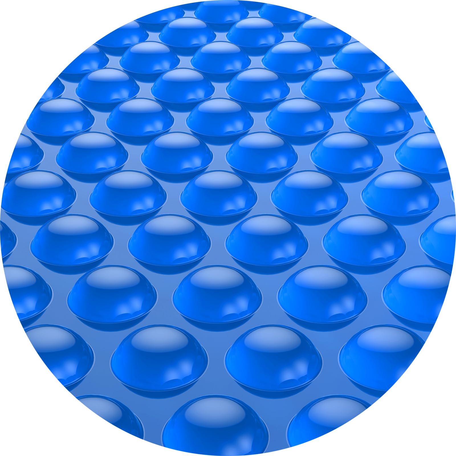 BigXwell 12 Foot Round Solar Pool Cover, 16-mil Blue Pool Covers for Above-Ground and In-Ground Pools, Heavy-Duty Insulating Cover, Solar Blanket Cover for Swimming Pool