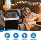 Klvied Bed Rails for Elderly Adults Safety, Adjustable Bed Side Rails with Side Handle, Bed Cane with Storage Bag, Fit King, Queen, Full, Twin,Medium