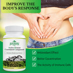 SZCZEKIN Active Hexose Correlated Compound 1500 mg Supplement, Natural 8 Mushroom Extract Supplement, Immune System, Liver Function, Natural Killer and T Cells Activity, 180 Veggie Capsules