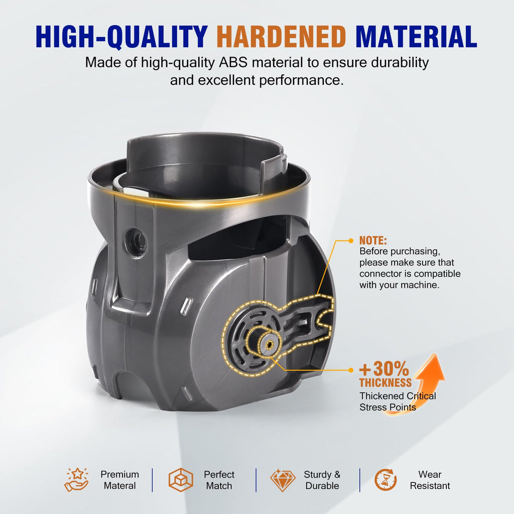 Upgraded Torque Head Connector + Ball Wheel Compatible with Dyson Gen5 SV23