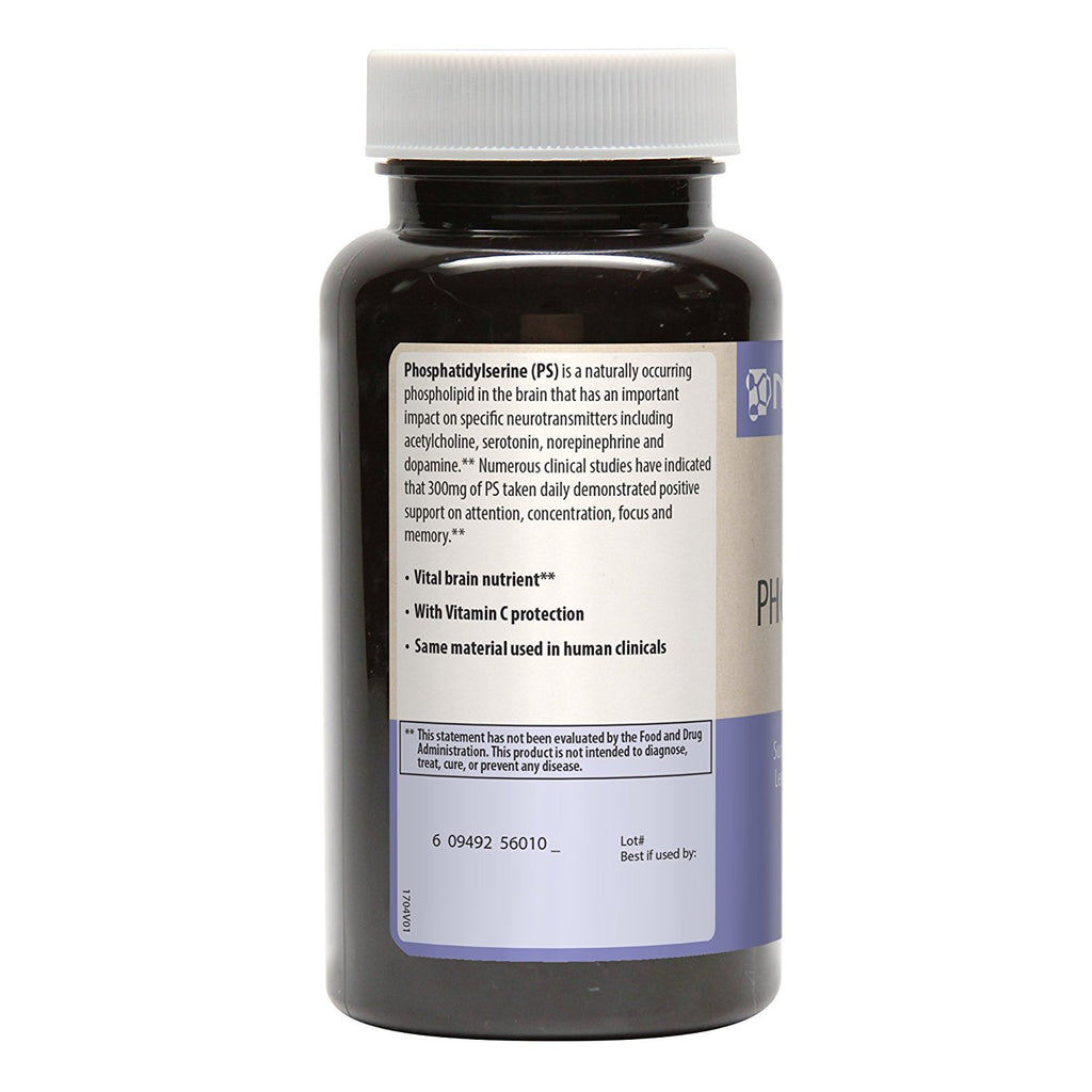 MRM Nutrition PS 10mg - Phosphatidylserine Supplement - 60 Servings
