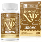 LIGUSTERI 1500 MG Liposomal NAD+, 98%+ Absorption, NAD+ Supplement for Women & Men with TMG, for Aging Defense, Cellular Energy, Heart & Brain Function, Longevity, 60 Softgels