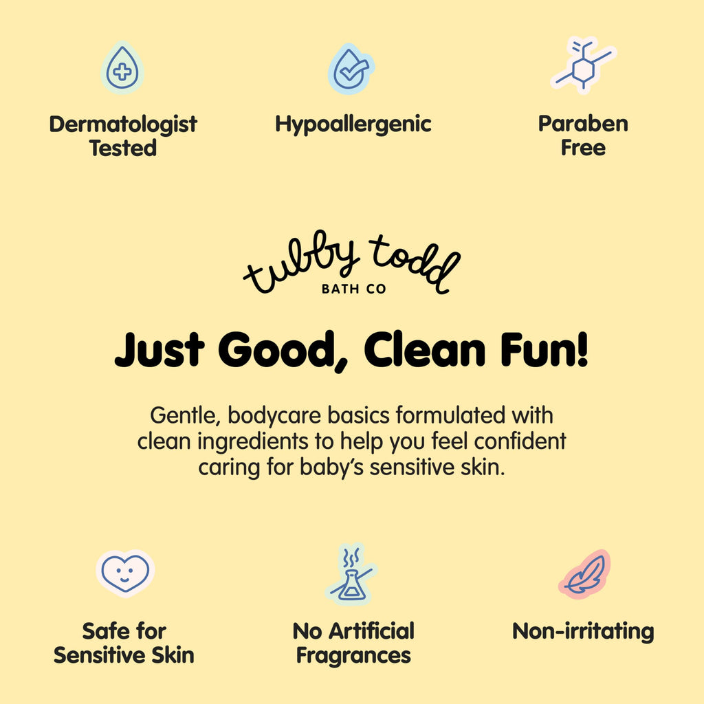 TUBBY TODD All Over Ointment - Baby Eczema Cream, Everyday Multi-Purpose Sensitive, Dry, Irritation Baby Skin Relief Cream, Steroid & Gluten Free, Fragrance Free - 1 Pack, 8 Oz
