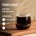 Peet's Coffee Ground Coffee Dark Roast, French Roast, 28 Ounces