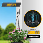 14 PCS Carabiner Clip Spring Snap Hooks - M8 3.15 Inch Heavy Duty Snap Hook Quick Link for Swing Hammock Camping Fishing Hiking, 500 lbs Capacity