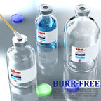 Ks-Tek Sterile Empty Vials with Self Healing Injection Port,with Flip Off Aluminum Cap,Sterile Package (100ml,4)