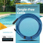 Dolphin Genuine Replacement Part — Durable 40 FT Blue Cable for Agile Robot Movement — 99958902-DYI