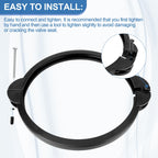 SF90110-1 Pool Filter Clamp for Intex Sand Filter Pump Clamps, Valve Clamp Replacement Compatible with Intex 8 & 10 Inch Krystal Clear Sand Filter- Pool Replacement Parts