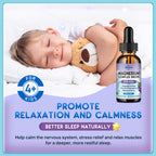 (2 Pack) Magnesium Glycinate Liquid for Kids, Kids Magnesium Liquid Drops Supplement with L-Theanine, Calcium, Zinc, Vitamin D3 K2 for Sleep Calm Relaxation Brain Bones Focus, Grape Flavor 4 Fl Oz