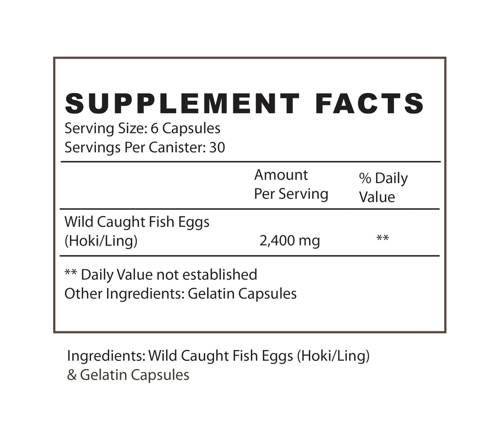 GRAZIN HEALTH Fish Eggs Capsules – 3000mg Per Serving | Omega-3, DHA & EPA Rich Fish Roe Supplement with Essential Fatty Acids for Heart, Brain, Immune & Daily Nutrition Support – 30 Servings