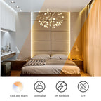Lepro LED Tunable White Strip Light, Warm to Cool White, 16.4ft Dimmable Bright LED Tape Lights, 300 LEDs 2835, Strong 3M Adhesive, Not Cuttable, Suitable for Christmas Decorations, Home, Bedroom