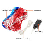Super Large Size American Flag Lights, July 4th Patriotic Lights