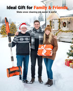 VOLTASK Cordless Snow Shovel - 24V | 11-Inch | 4-Ah Cordless Snow Blower, Battery Snow Blower with Adjustable Front Handle (4-Ah Battery & Quick Charger Included)