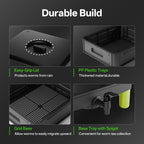 TOP XIAN 3-Layer Worm Composter, 50L Worm Compost Bin for Outdoor Worm Farm