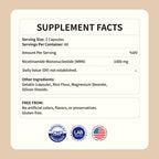 Myamz NMN Supplement 60000mg, 500mg Per Serving, Pure 99% Nicotinamide Mononucleotide – Potent NAD+ Precursor for Cellular Energy, Metabolism & Healthy Aging – Non-GMO, Shelf-Stable Formula