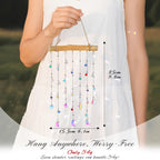 Crystal Suncatcher Wind Chime Rainbow Maker Hanging Window Decor