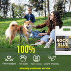 4 Gallon Rock Glue & Mulch Binder - Concentrated Sprayer-Ready Landscape Adhesive for Pea Gravel, Pebbles, and Stone | Strong Gravel Lock for Walkways, Patios & Erosion Control