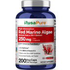e Red Marine Algae 5,000mg 200 Veggie Capsules (Non-GMO & Soy Free) Bioperine