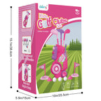Liberry Toddler Golf Clubs Set Toy for 1 2 3 4 Years Old Girls Boys, Pink