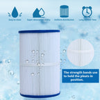 Ketofa PDM30 Spa Filter, Replacement Cartridge Oval Filter Compatible with Pleatco PDM30 Dream Maker Filbur FC9940 Hot Tubs Other 461269, 30 sq.ft - 2 Packs