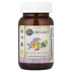 Garden of Life Organics Prenatal Vitamin: Folate for Energy & Healthy Fetal Development, Non-constipating Iron, Vitamin C, B6, B12, D3 – Organic, Non-GMO, Gluten-Free, Vegan, 30 Day Supply