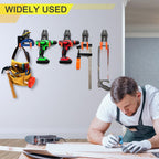 LUPYJI 6 Pack Garage Hooks Heavy Duty Storage Organizer Wall Mount Power and Garden Tool Hangers, for Hanging Ladders, Ropes, Hose, Bulk Items