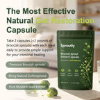 Keravive Hair Sproutly Broccoli Sprout Extract Capsules | with Glucoraphanin & Myrosinase, Sulforaphane Precursor Support with Mustard Seed Extract & Vitamin C | Vegan Non-GMO | 60 Capsules