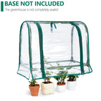 Mini Indoor Greenhouse Tabletop Garden Nursery Plant Cover Tent Humidity Domes for Home Gardening Germination and Seedling Propagation - 23x12x16.5 Inches