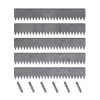 Edge Right - Hammer-in Landscape Edging - 48-inch Strips - 8-inch Depth 1/4-inch Rounded top COR-Ten Steel (5 Pack)