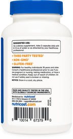 Nutricost Red Yeast Rice with CoQ10 1300mg, 120 Capsules, 60 Servings - Non-GMO, Gluten Free