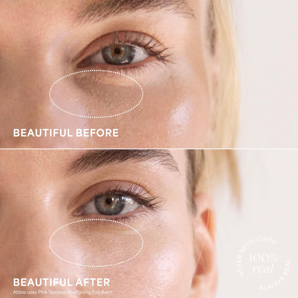 TULA Skin Care ‘Spresso Energizing Eye Balm, Iced - Energizing & Hydrating Caffeine Under Eye Treatment for Dark Circles, Portable and Perfect to Use On-the-go, 0.35 oz.