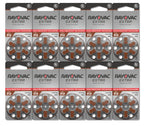 Rayovac Extra hearing aid batteries size 312. Long-lasting mercury-free zinc-air hearing aid batteries - 1.45v. (60 batteries)