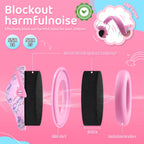 PROHEAR 032 Kids Ear Protection - Noise Cancelling Headphones Ear Muffs for Autism, Toddlers, Children - Pink