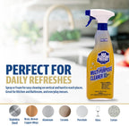Bar Keepers Friend Soft Cleanser (26 oz) MORE Spray + Foam (25.4 oz) Multipurpose Cleaner Bundle, Stain & Rust Remover for Multi Surface Bathroom, Kitchen & Outdoor Cleaning