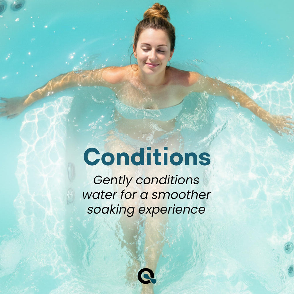 AquaDoc 3 in 1 Hot Tub Weekly Care - Concentrated Spa Water Conditioning Treatment to Help Reduce Residue, Improve Water Appearance, Enhance Comfort - Hot Tub Chemicals Made in USA - 8 oz