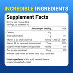 Dr. Berg Magnesium Glycinate Powder for Sleep, Relaxation, & Stress Relief - Now Includes Vitamin D3 & Zinc - Delicious Raspberry & Lemon Flavor (50 Servings) Magnesium Powder - Magnesium Drink Powder