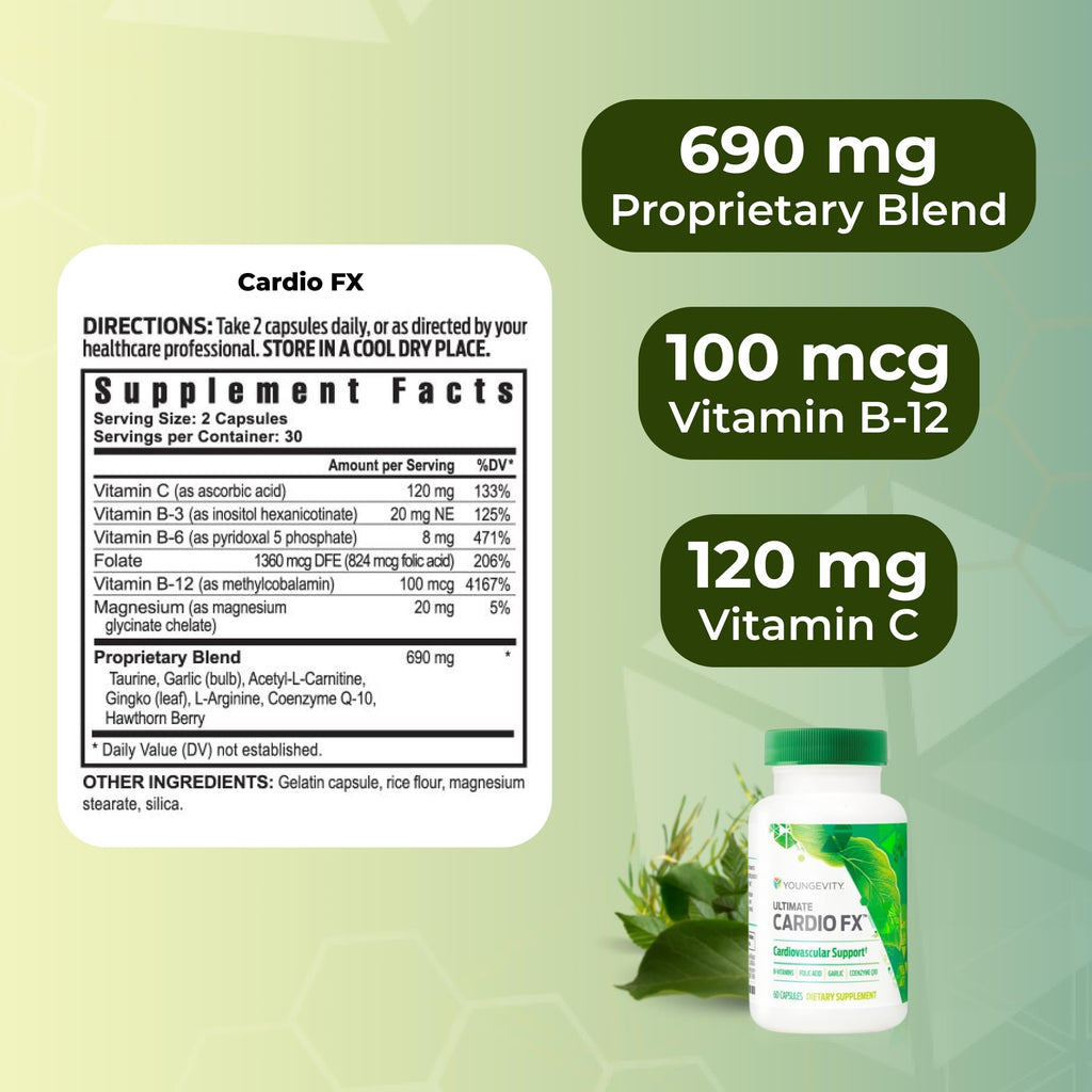 Cardiovascular Support Cardio FX - 60 Caps