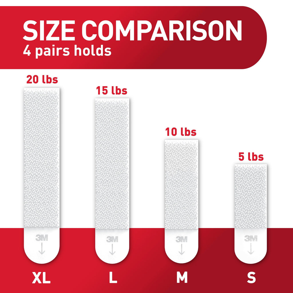 Command Medium (10 lb) Picture Hanging Strips, 16 Pairs (32 Strips)