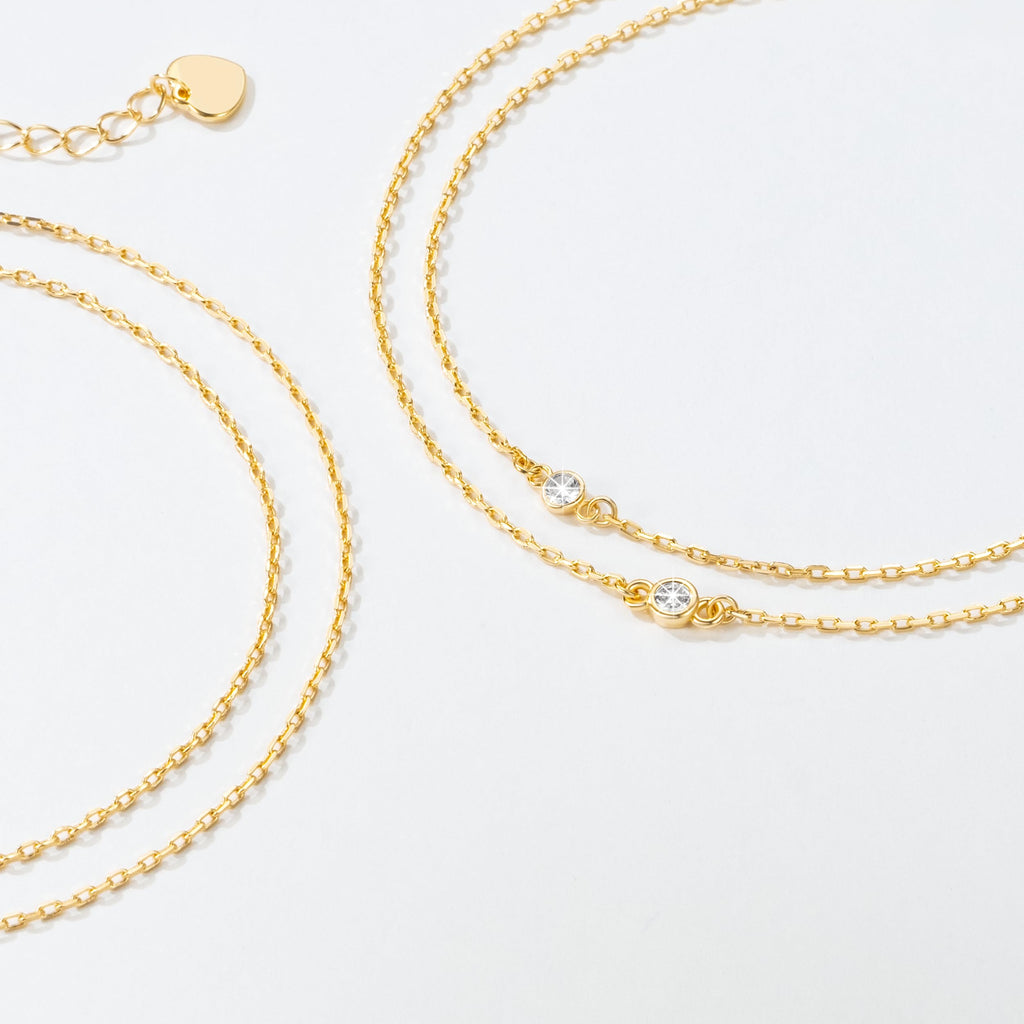 AOZELAN Gold Anklets for Women 14K Gold Ankle Bracelets for Women