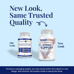 Research Verified Stone Support - Optimal Kidney Stone Defense - Chanca Piedra, Crataeva Nurvala, BioPerine - Vegan - 60 Capsules