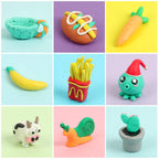 Aestd-ST Polymer Clay Kit 50 Colors, Oven Bake Modeling Clay for Kids