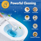 Swilsweep 40 Count Toilet Bowl Wand Refills, Disposable Toilet Cleaner Refills, Disposable Wand Heads Compatible with Clorox and the Most Toilet Brushes