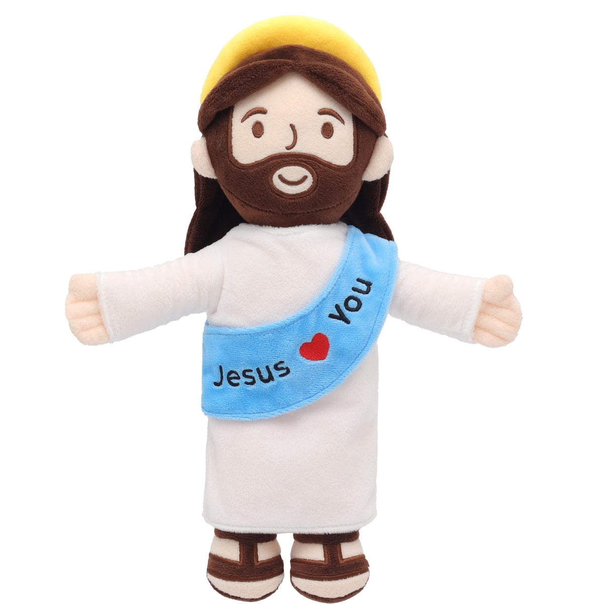 Yelakey Jesus Plush Doll,Jesus Stuffed Plushie for Kids Easter Christmas