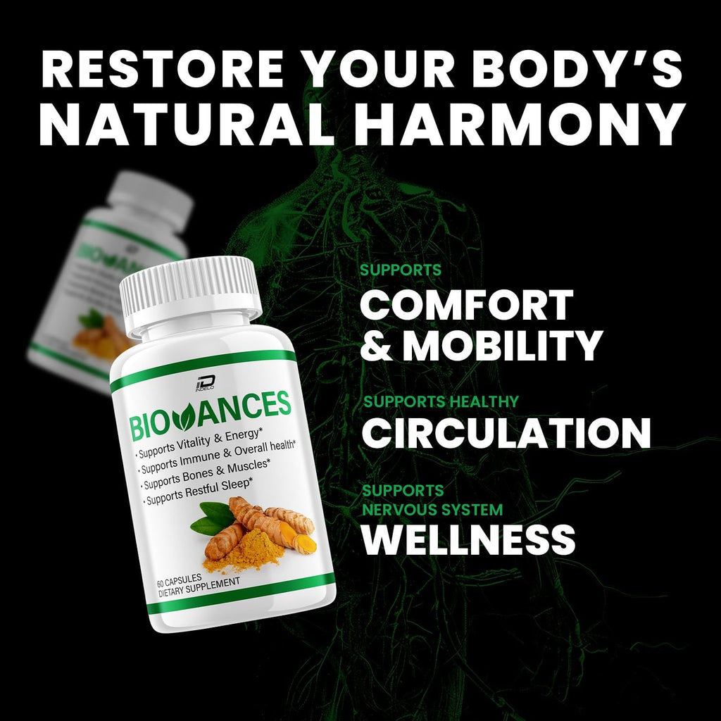 Biovances Capsules – Biovances Natural Blend Daily Health Supplement (1 Pack - 60 Capsules)