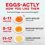 Dash Rapid Egg Cooker, 7 Eggs, Hard Boiled, Poached & Omelettes, Black