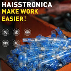 haisstronica 180PCS Solder Seal Wire Connectors-Waterproof Solder Wire Connectors kit-Heat Shrink Butt Connectors for Marine,Watercraft,Electrical,Electronics,Aircraft,Boat,Truck,Stereo,Joint