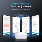 Retekess Hearing Sense Hearing Aids with Bluetooth, OTC Rechargeable Hearing Aids with Noise Cancellation, APP Hearing Amplifiers with Anti-Whistling System,Idear Gift for Mild Hearing Loss