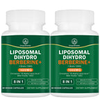 VITACRLLYNMN Dihydroberberine Supplement 1600MG Super Berberine and Dihydroberberine with Cinnamon 8 in 1 Supplement 120 Capsules