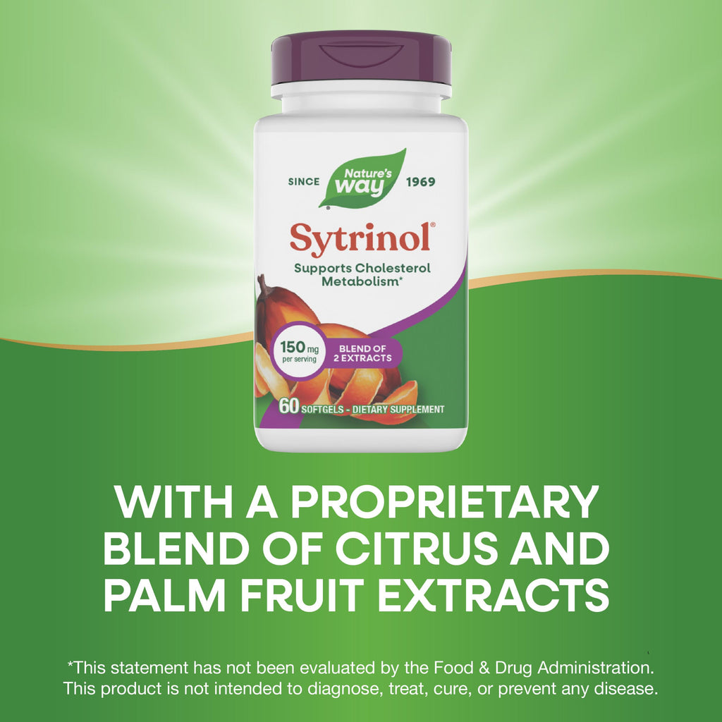 Nature's Way Sytrinol Cholesterol Control; Premium Blend; 60 Softgels