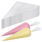 400 Pcs Disposable Piping Bags 12inch Anti-Burst Pastry Bags, Tipless Icing Piping Bag for Cake, Cream Frosting and Cookie Decoration Supplies
